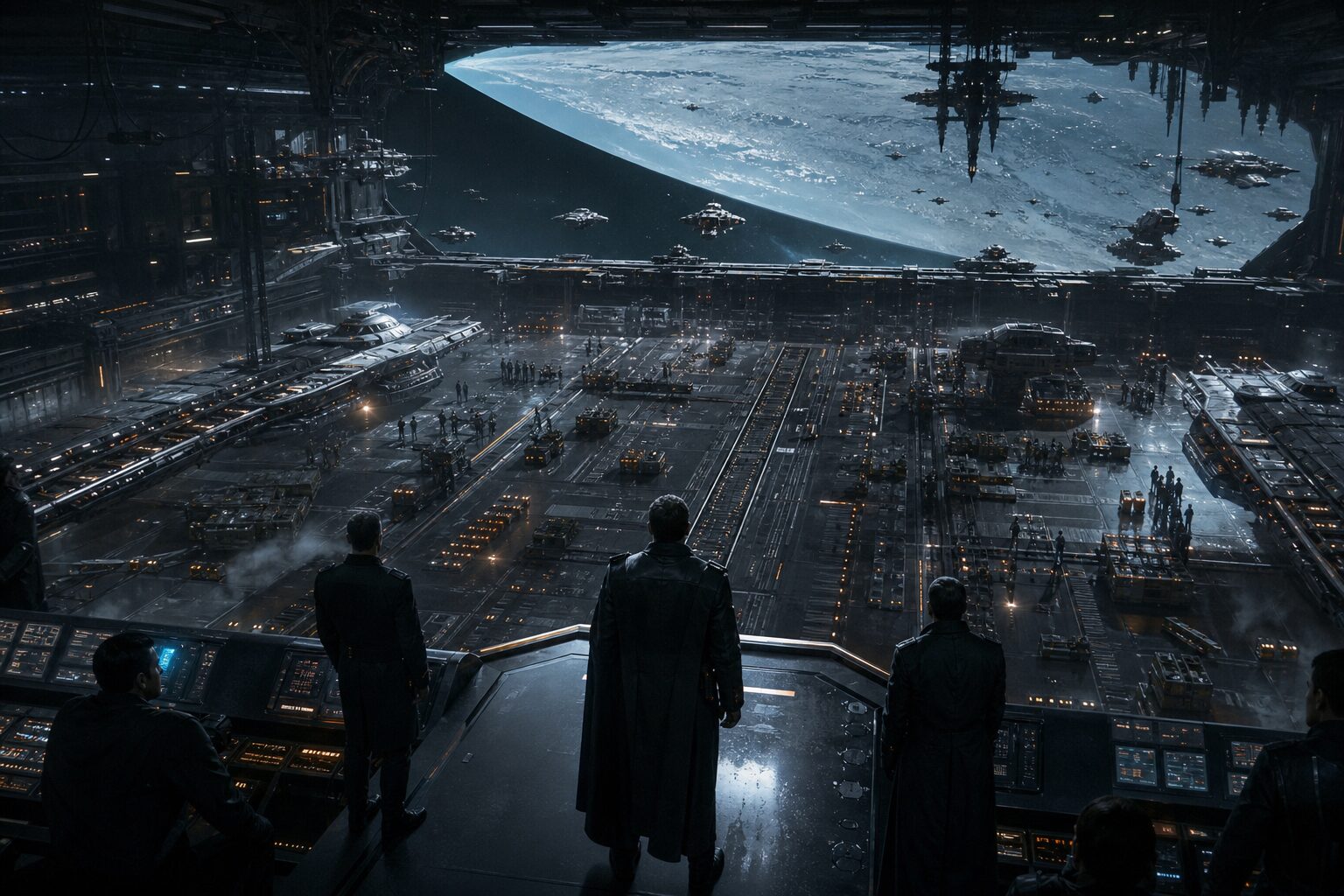 Fleets prepared in hangar before Season start